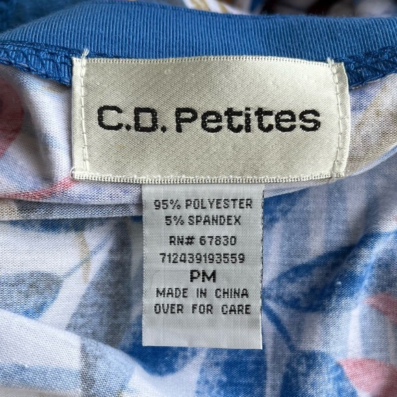 •Cathy Daniels Petites • Embellished Tunic Top - Size Medium - Picture 2 of 7